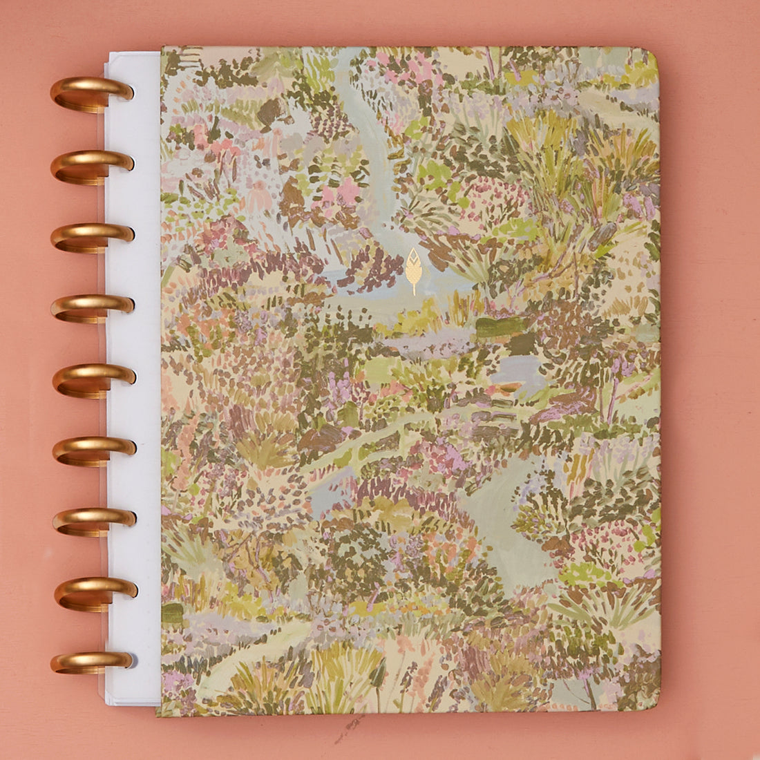 beautiful floral garden hardcover in 7x9 size on this inkwellpress discbound system