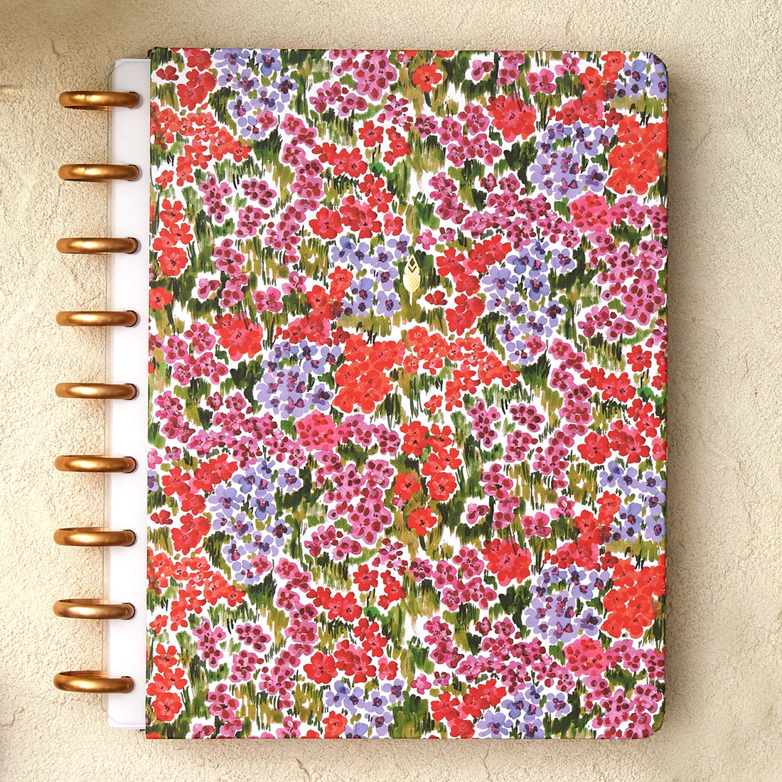 7x9 cover featuring floral patterns of poppy flowers