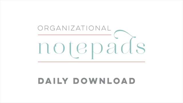 Daily Download Notepad