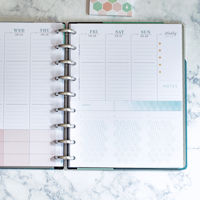 360 Disc Planner Habit Tracker and Classic Vertical Layout 